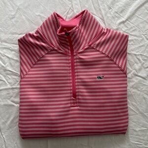 Vineyard Vines
XS Pink striped 1/4 zip